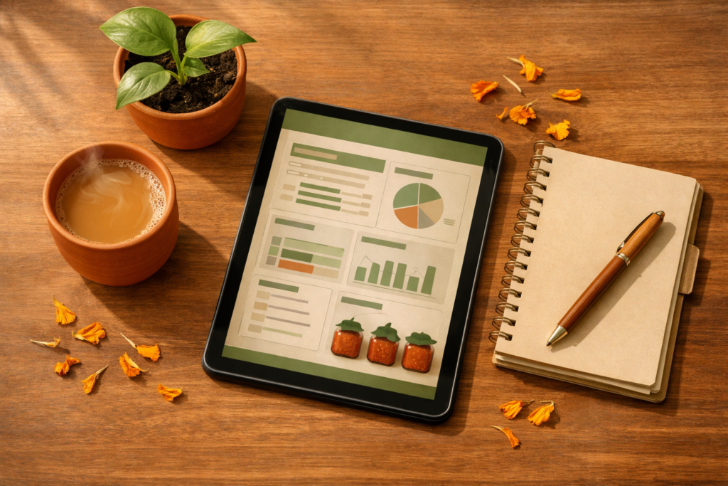 financial freedom layout If you upload an image of a tablet, journal, or layout design, use a description like: "Using a tablet for digital journaling for money goals.
